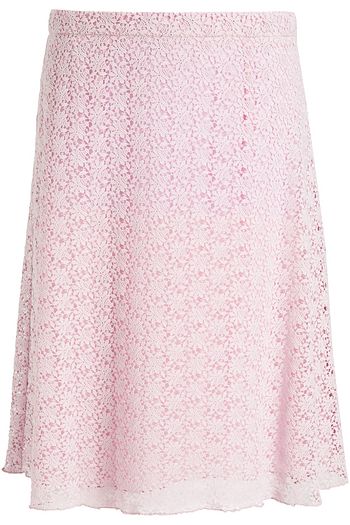 GIAMBATTISTA VALLI Cotton-blend guipure lace mini skirt