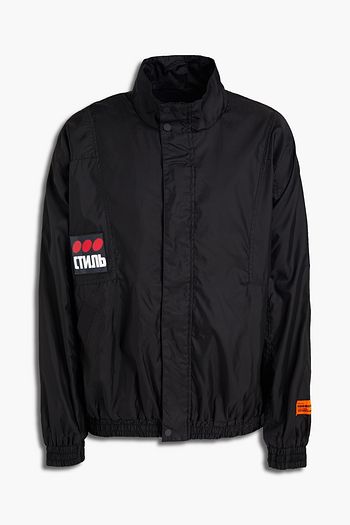HERON PRESTON Appliquéd shell bomber jacket