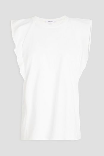 FRAME Summer organic cotton-blend jersey tank
