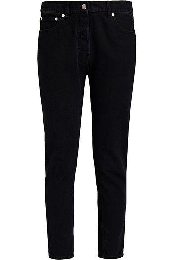 VALENTINO Cropped mid-rise slim-leg jeans