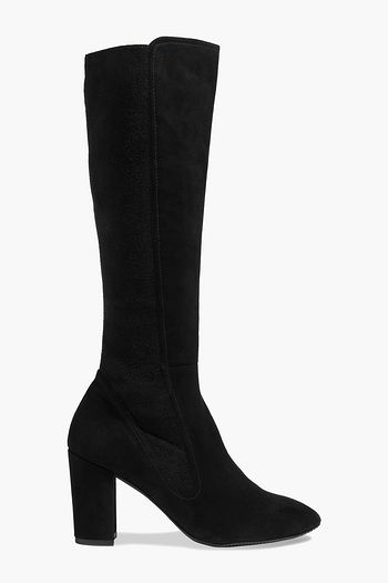 STUART WEITZMAN Livia 80 suede knee boots