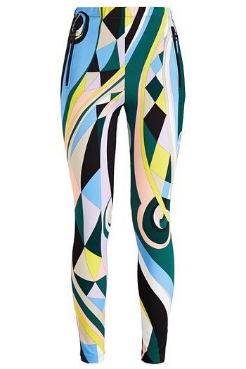 EMILIO PUCCI Printed stretch-jersey leggings
