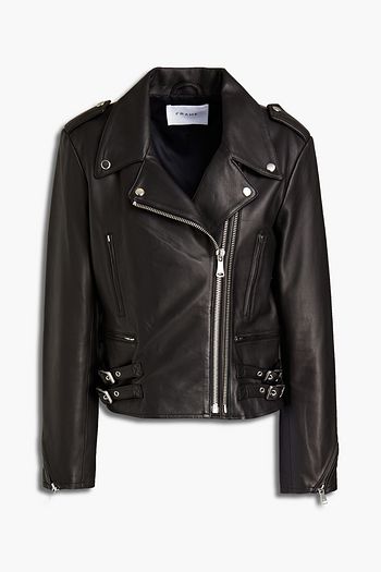 FRAME Leather biker jacket