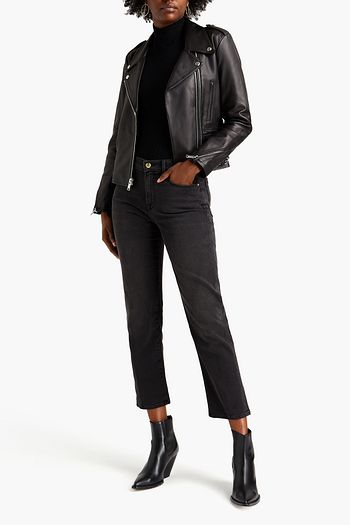 FRAME Leather biker jacket