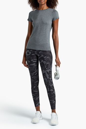 DKNY Mélange stretch-jersey T-shirt