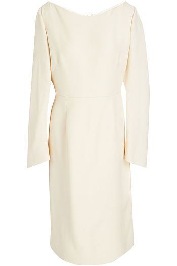 VALENTINO Minikleid aus Crêpe aus einer Woll-Seidenmischung