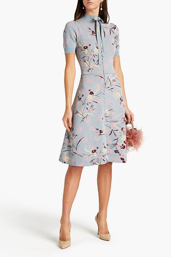 VALENTINO Kleid aus Jacquard-Strick