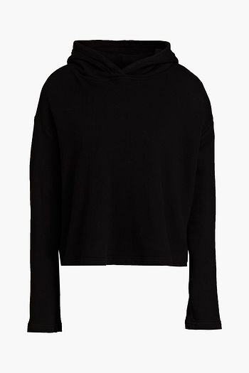 ENZA COSTA French cotton-blend terry hoodie