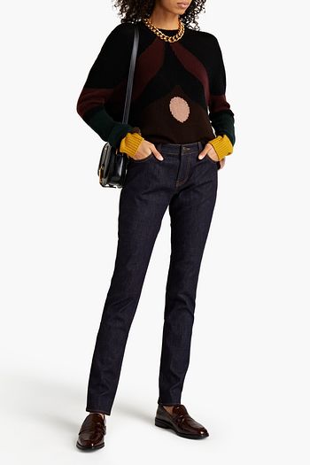 VALENTINO Mid-rise skinny jeans