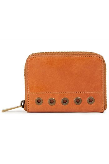VANESSA BRUNO Eyelet-trimmed leather wallet