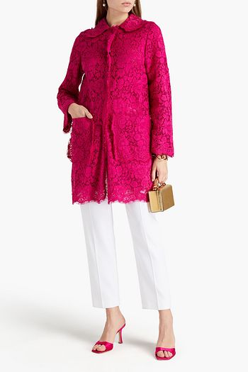 DOLCE & GABBANA Corded lace coat