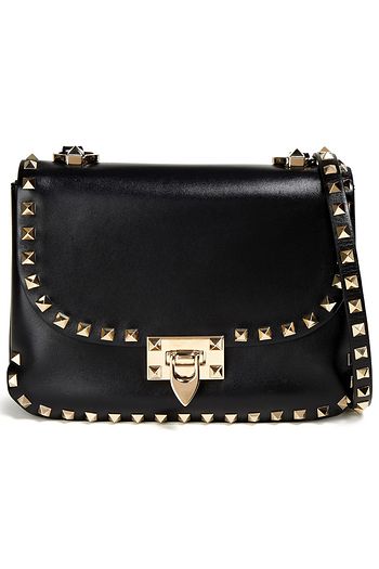 VALENTINO GARAVANI Rockstud Schultertasche aus Leder