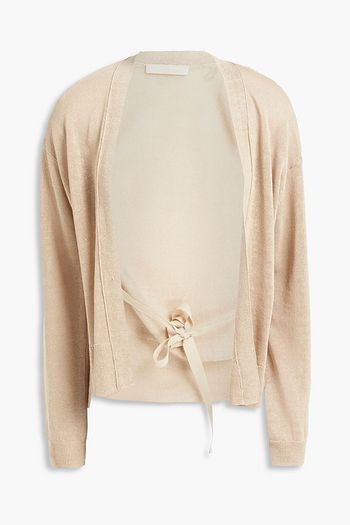 VANESSA BRUNO Linen-blend cardigan