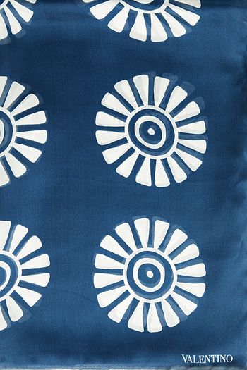 VALENTINO GARAVANI Printed silk-voile scarf