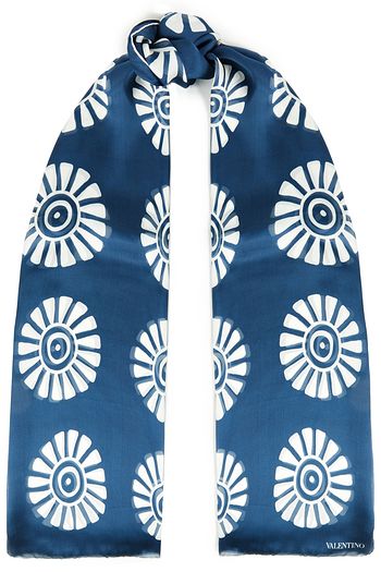 VALENTINO GARAVANI Printed silk-voile scarf