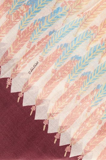 VALENTINO GARAVANI Printed wool-gauze scarf