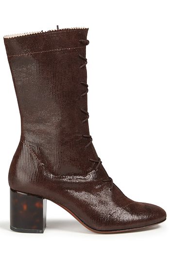 ALEXACHUNG Lizard-effect leather boots