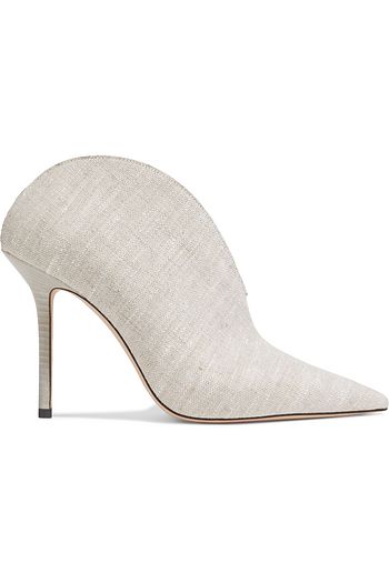 JIMMY CHOO Loris 100 woven pumps