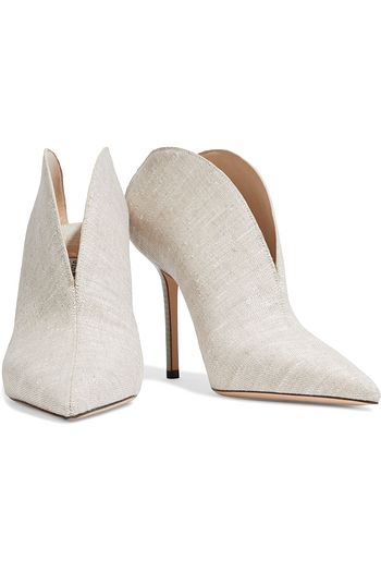 JIMMY CHOO Loris 100 woven pumps