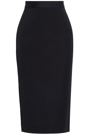 DIANE VON FURSTENBERG Kara crepe de chine midi skirt