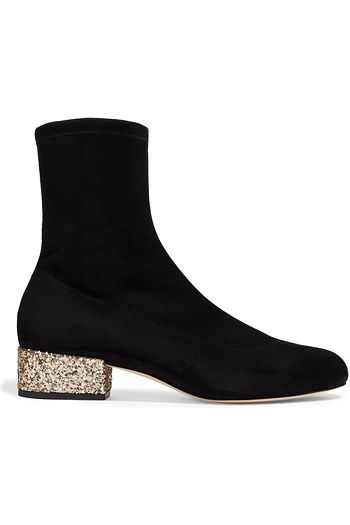JIMMY CHOO Maisie 35 stretch-suede sock boots
