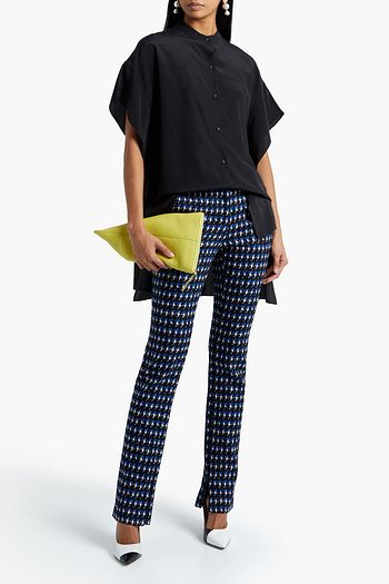 DIANE VON FURSTENBERG Washed-silk shirt