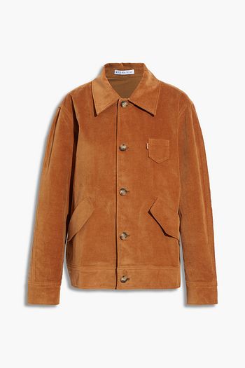 REJINA PYO Tommy cotton-blend velvet jacket