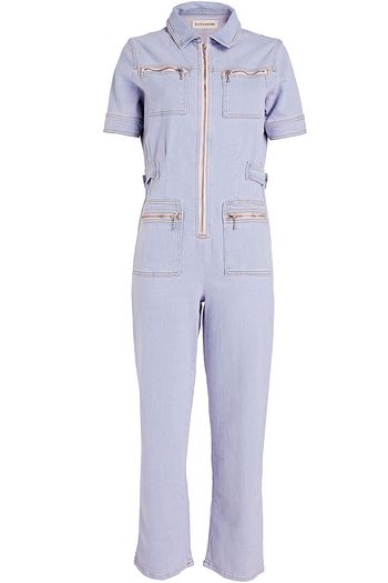 ALEXACHUNG Denim jumpsuit