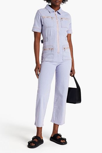 ALEXACHUNG Denim jumpsuit