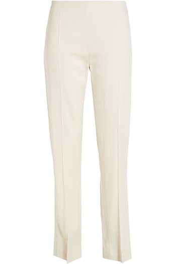 VALENTINO Satin-crepe straight-leg pants