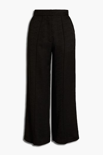 VANESSA BRUNO Satin-jacquard wide-leg pants