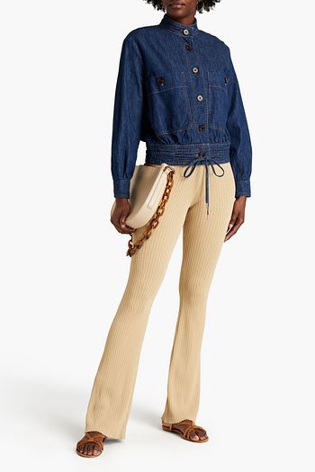 VANESSA BRUNO Gathered denim jacket