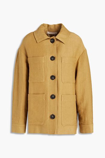VANESSA BRUNO Linen and cotton-blend twill jacket
