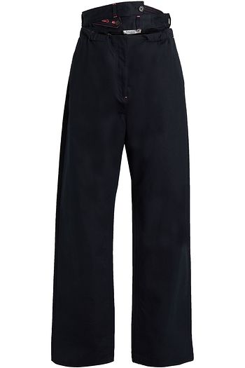 VALENTINO Cotton-twill straight-leg pants