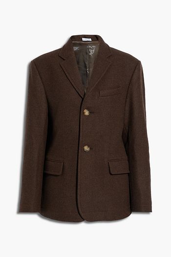 REJINA PYO Mélange wool-blend blazer