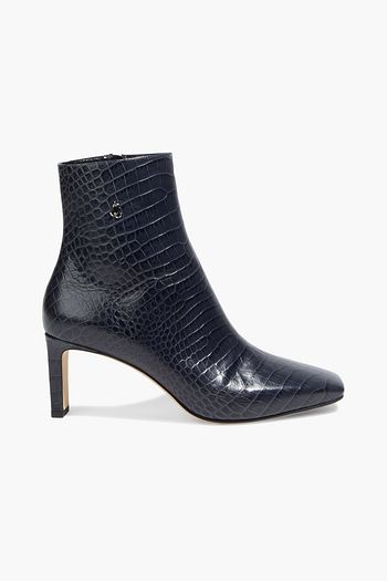 JIMMY CHOO Minori 65 croc-effect leather ankle boots