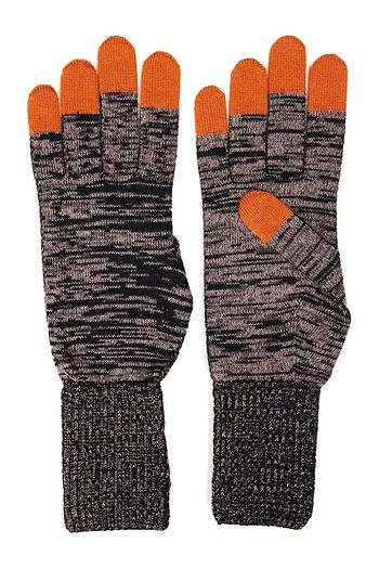 M MISSONI Handschuhe aus einer melierten Baumwollmischung