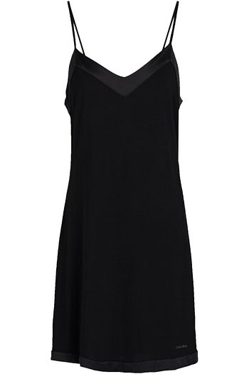 CALVIN KLEIN Satin-trimmed modal-blend jersey chemise