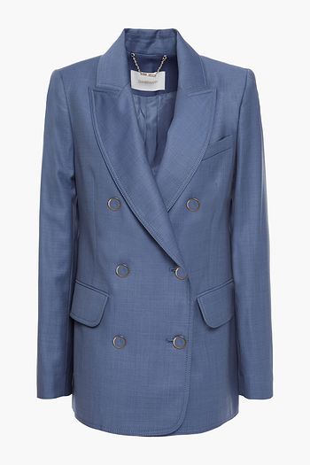 ZIMMERMANN Sabotage doppelreihiger Blazer aus Wolle