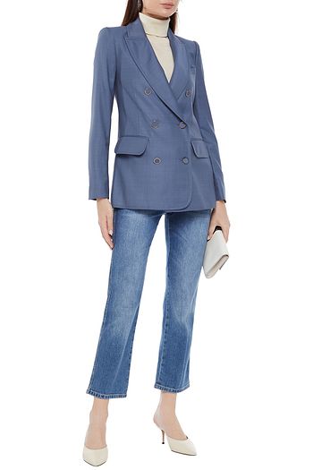 ZIMMERMANN Sabotage doppelreihiger Blazer aus Wolle