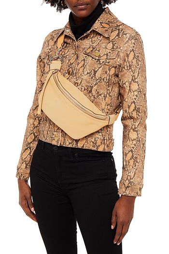 REBECCA MINKOFF Bree pebbled-leather belt bag