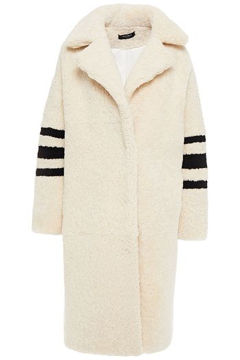 MUUBAA Kuna striped shearling coat