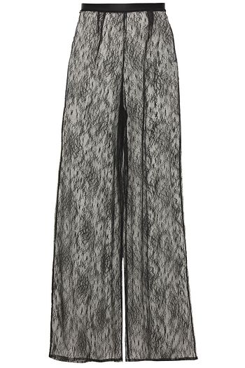 MYLA Darling Row silk-blend Leavers lace pajama pants