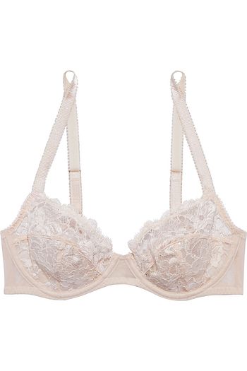 MYLA Chelsea Grove Leavers lace and tulle underwired bra