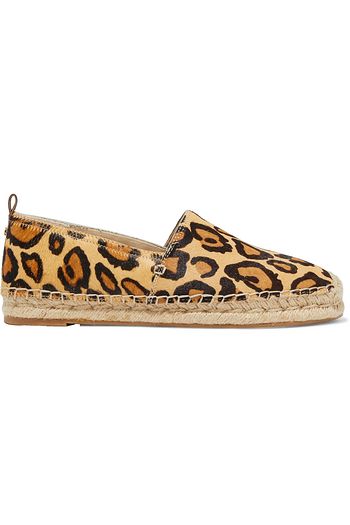 SAM EDELMAN Khloe Espadrilles aus Kalbshaar mit Leopardenprint