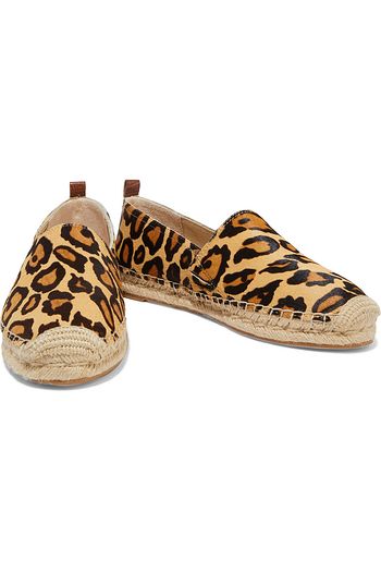 SAM EDELMAN Khloe Espadrilles aus Kalbshaar mit Leopardenprint