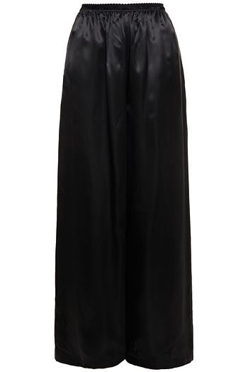 MM6 MAISON MARGIELA Hose mit weitem Bein aus glänzendem Twill