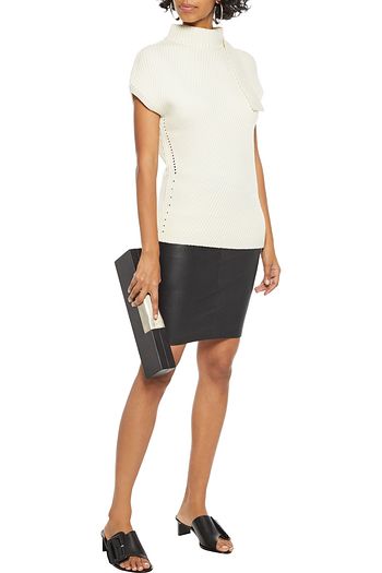 WALTER BAKER Mae leather mini skirt
