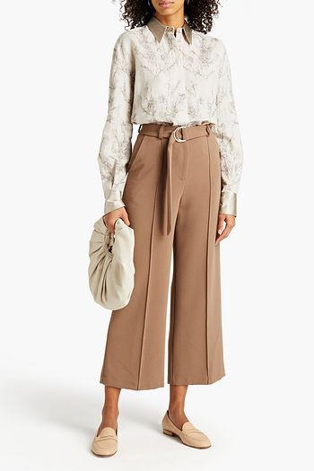 BRUNELLO CUCINELLI Embellished linen-gauze shirt