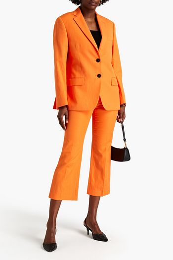MSGM Blazer aus Canvas aus einer Baumwoll-Leinenmischung